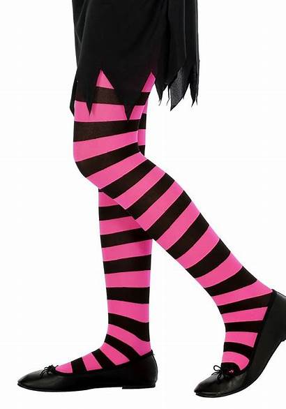 Tights Striped Pink Child