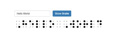 Github Evoluteurbraille Tools Css And Javascript To Display Braille