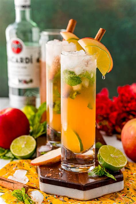 Apple Cider Mojito Cocktail Recipe Sugar And Soul
