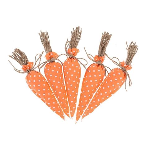Cloth Craft Easter Carrots Hanging Easter Ornament Carrot Easter