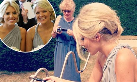 Mollie King Is In Danger Of Upstaging The Bride As She And Her Sister