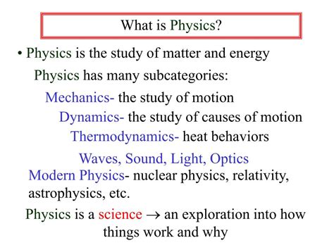 Ppt What Is Physics Powerpoint Presentation Free Download Id741656