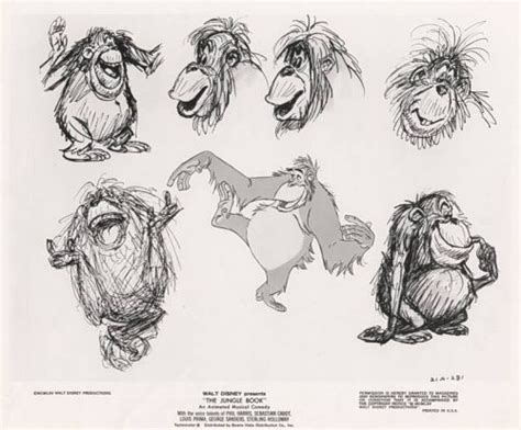 Concept Art Of King Louis From The Jungle Book Based On Louis Prima