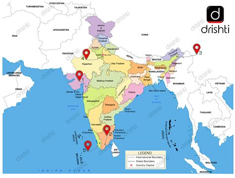 Islands Of India Map