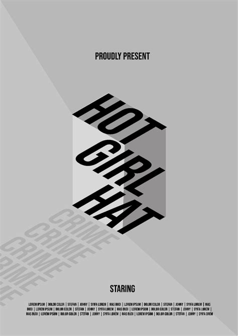 Hot Girl Ha T Crime Poster Figma