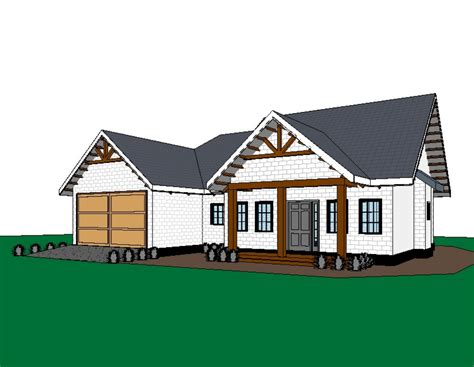 Modern 3 Bedroom And 2 Bathroom Ranch House Home Building Plans Free