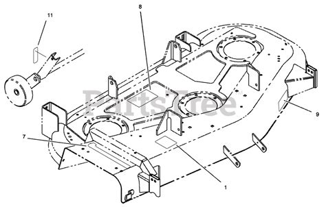 Toro Toro Side Discharge Mower Deck For Xi Garden Tractors