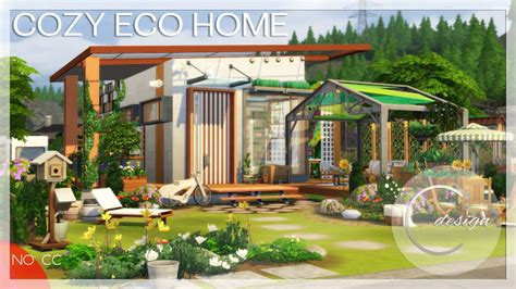 Cozy Eco Home At Cross Design Sims 4 Updates