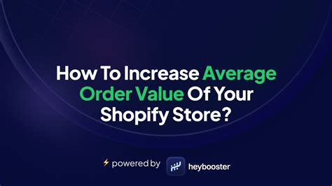 How To Increase Average Order Value Of Your Shopify Store