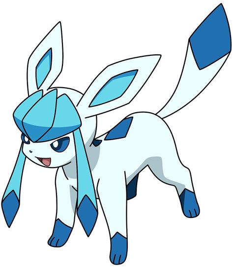 Shiny Glaceon Glaceon Is A Quadruped Mammalian Creature Covered In