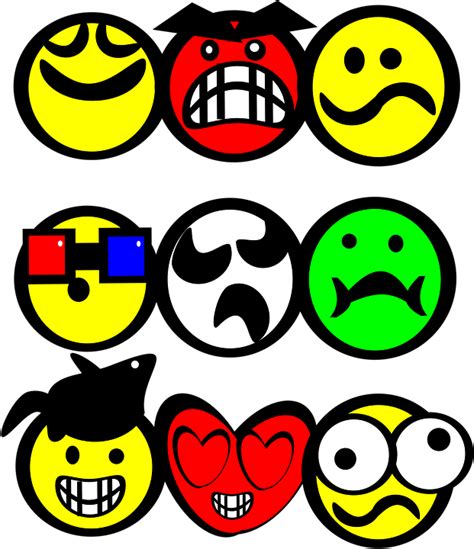 Free Vector Graphic Emoticons Smilies Emotions Free Image On