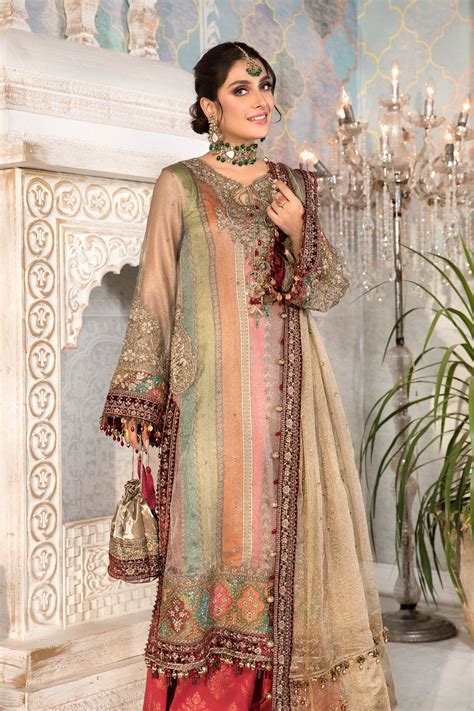 Maria B Embroidered Fancy Suits Heritage Collection 2021 23