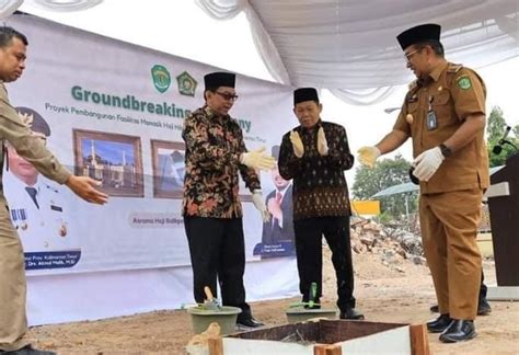 Penjabat Gubernur Kaltim Lakukan Groundbreaking Proyek Pembangunan