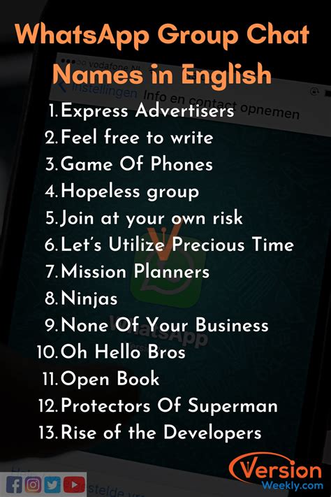 100 cool and funny whatsapp group names list [updated 2021] trendy and unique group names for