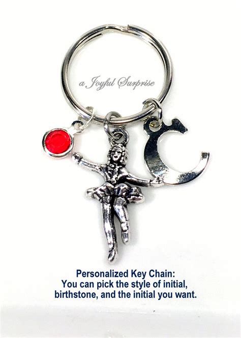 Pin by a Joyful Surprise on Dance Key Chain (With images) | Letter gifts, Keychain, Teacher gifts