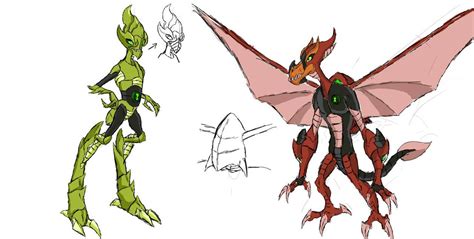 Crashhopper And Astrodactyl Redesigns By Misakalovesyou On Deviantart