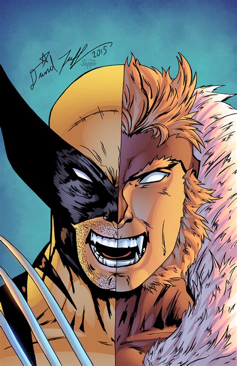 Wolverine And Sabretooth By J Skipper On Deviantart