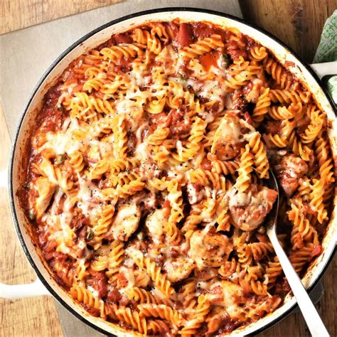 Chicken Tomato Pasta Bake Everyday Healthy Recipes