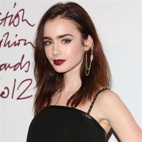 Go Modern Grunge With Lily Collins Flawless Beauty Look