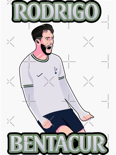 Bentacur Thfc Screaming Football Celebration Sticker For Sale By