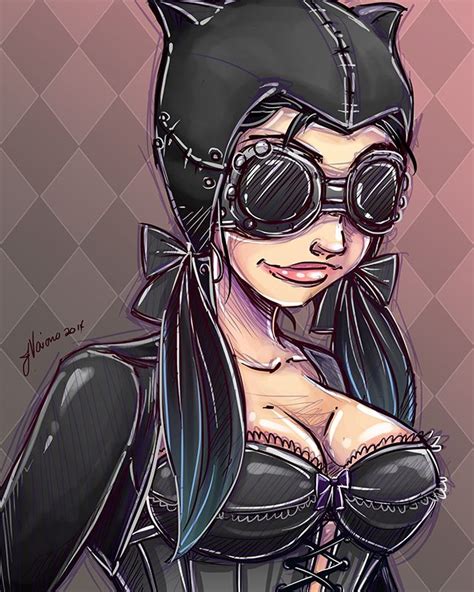 Catwoman Portrait By NoFlutter On DeviantART Catwoman Catwoman Comic