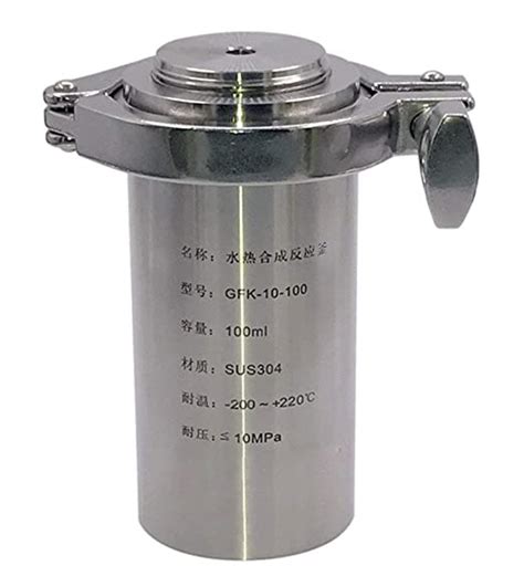 Cgoldenwall Ml Hydrothermal Synthesis Autoclave Reactor Ppl Lined