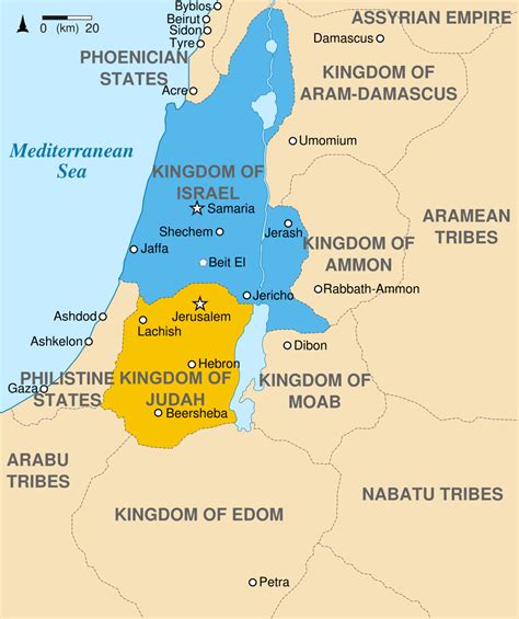 File Kingdoms Of Israel And Judah Map Svg Microwiki