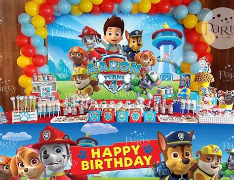Have A Fun Filled Party With Paw Patrol Birthday Decorations For Kids