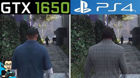 Grand Theft Auto 5 Gta 5 Pc Gtx1650 Vs Ps4 Graphics Comparison