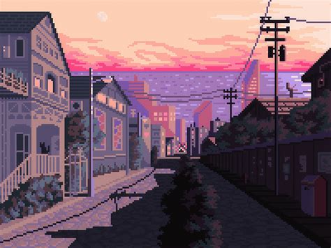 2560x1440 Late Afternoon Pixel Art 1440p Resolution Hd 4k