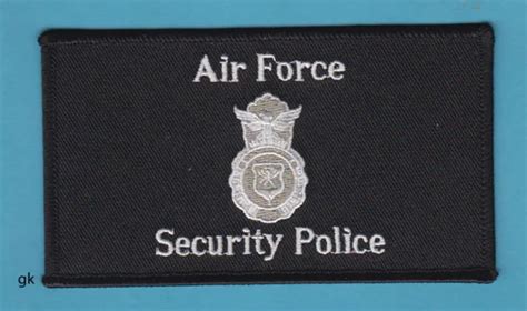 Us Air Force Security Police Shoulder Patch 800 Picclick