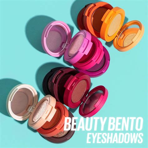 Kaja Beauty Bento Collection Bouncy Shimmer Eyeshadow Trio 05 Hella Azalea Punchy Purple