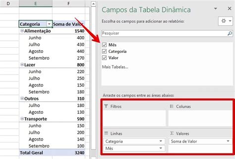 Como Fazer Tabela Din Mica No Excel Produtividade Techtudo