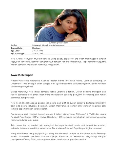 biografi nike ardila pdf