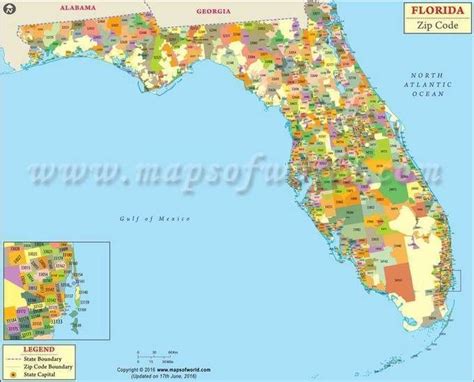 Florida Zip Code Map Florida Postal Code Florida Zip Code Map Of