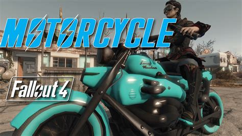 Driveable Motorcycle Fallout 4 Mod Review Pc Youtube