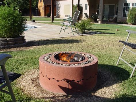 Looking for the tips and great capstone project ideas? $50 Fire Pit Using Concrete Tree Rings : 5 Steps (with ...