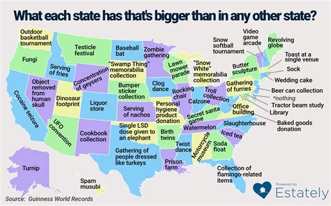 The Largest Company Headquartered In Each State Map Data Map States