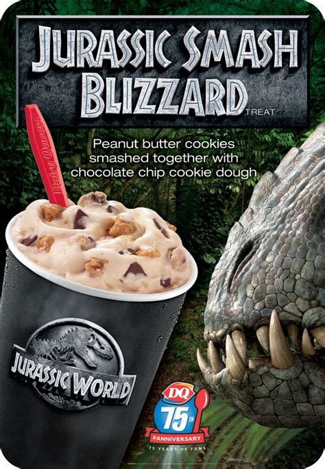 Dairy Queen System Announces New Jurassic Smash Blizzard Treat In