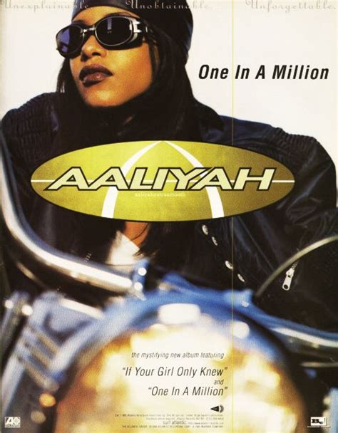 Aaliyah Promo For One In A Million Album Of 1996