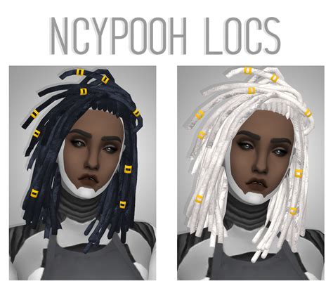 The Black Simmer Ncypoohs Locs And Braids Recolor By Rachirdsims