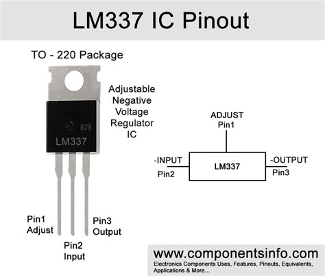 Lm337 Pinout Description Equivalent Features And More Components Info
