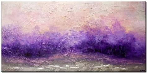 Painting For Sale Purple Landscape Abstract Painting 9385