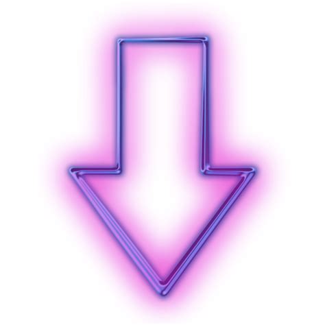 Neon Arrow Png Png Image Collection