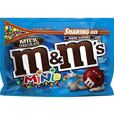 Candy And Chocolate Assortments Mandms Milk Minis Sharing Size 101 Ounce