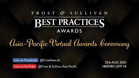 2020 frost and sullivan asia pacific best practices virtual awards ceremony youtube