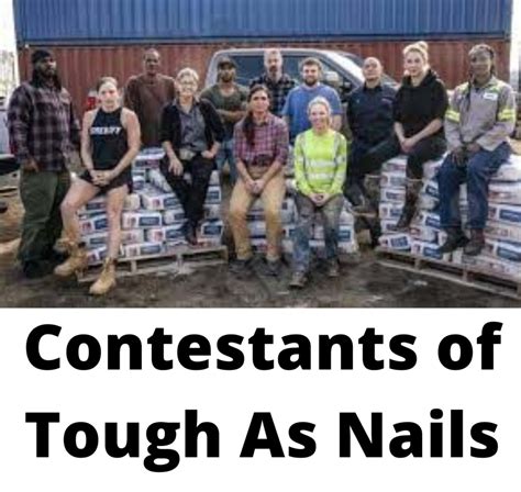 Tough As Nails 2020 Season 1 Cast Punched Out And Champion