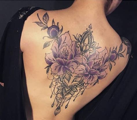 30 Beautiful Tattoo Ideas For Women To Get Inspired Floral Back