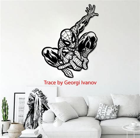 Layout Of Spider Man Wall Decor Wall Art Dezin