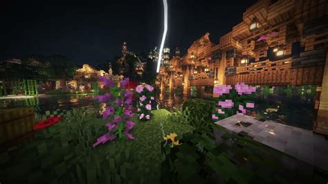 Minecraft Ambient Thunderstorm For Studying And Relaxing 3 Hours